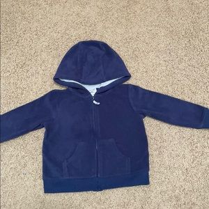 Carter’s all over fleece hoodie.